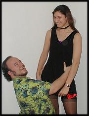 Party Marine Haw professing his undying lust for CMDR Running Longstems