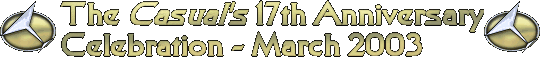 The Casual's 17th Anniversary